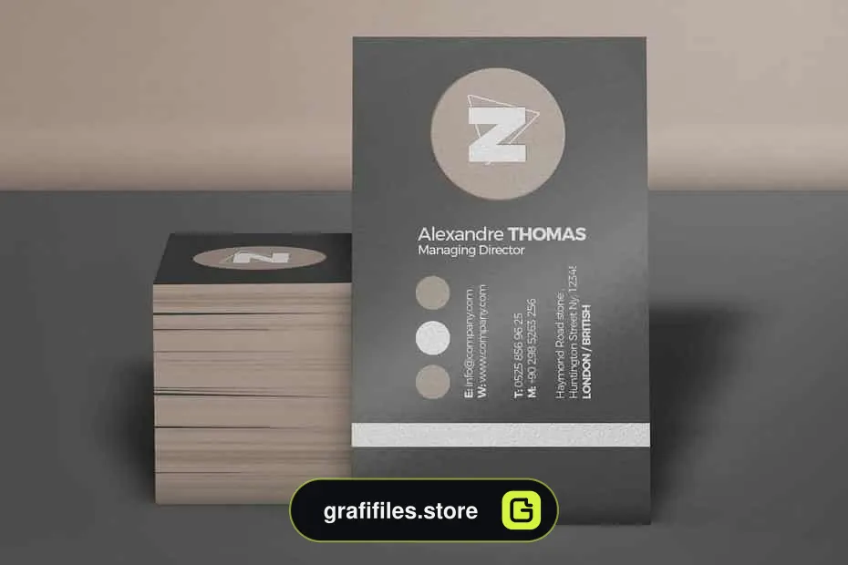 موکاپ کارت ویزیت Business Card Mock-Up 6