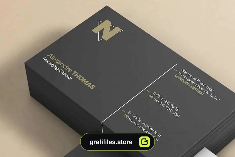 موکاپ کارت ویزیت Business Card Mock-Up 7