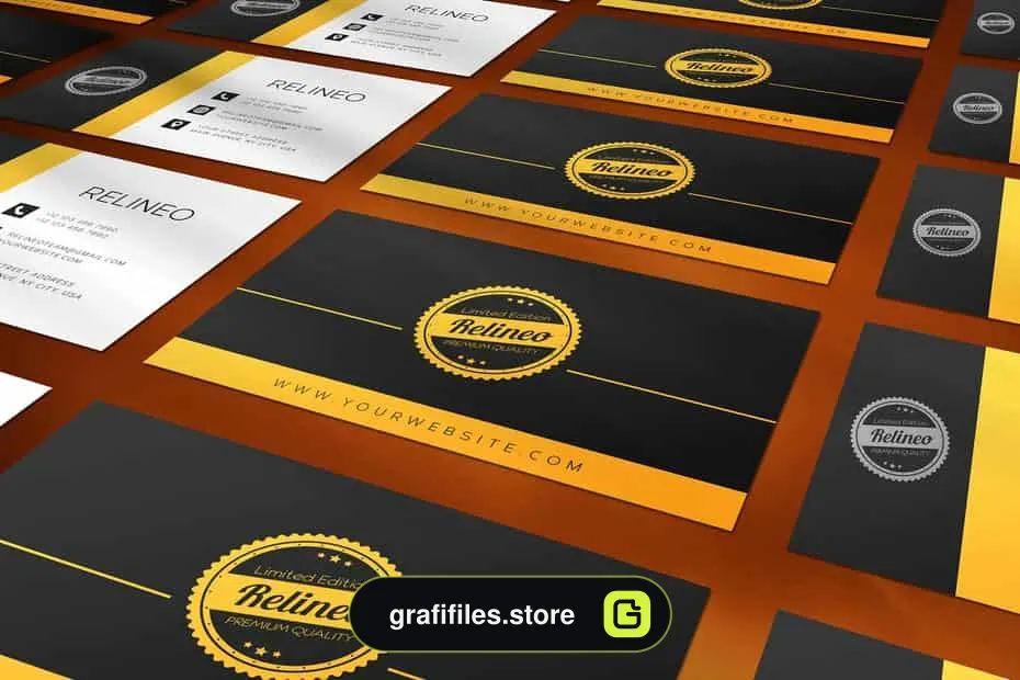 موکاپ کارت ویزیت Business Card Mock-up Bigpack