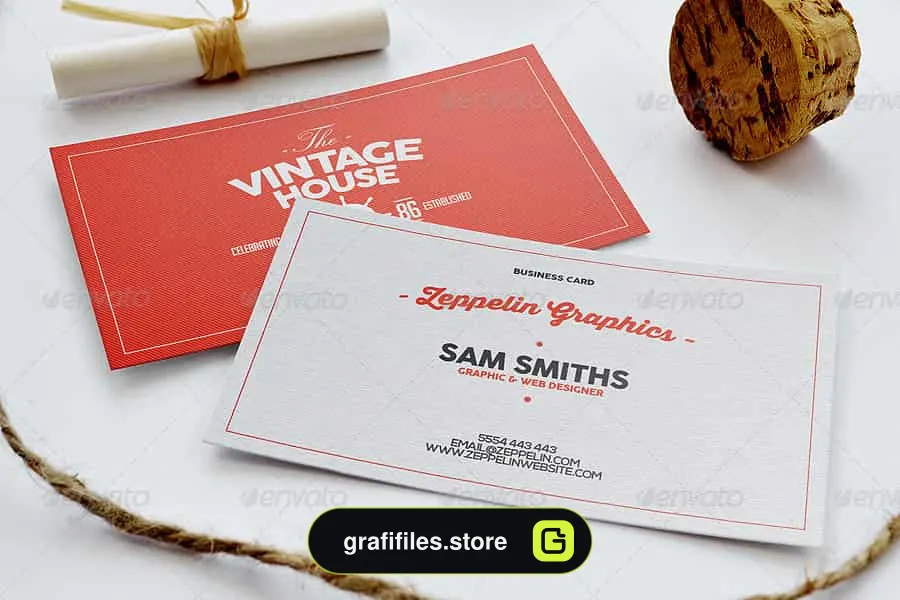 موکاپ کارت ویزیت Business Card Mock-ups Vol.1