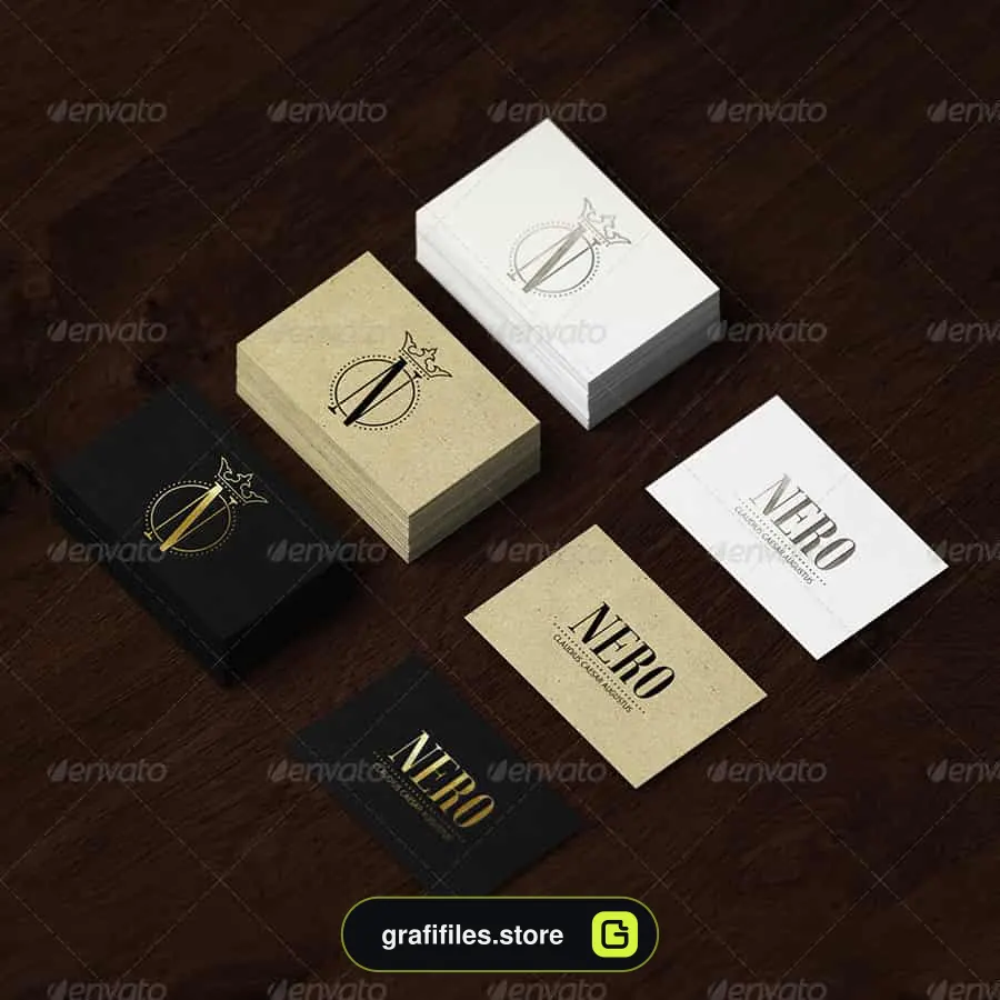 موکاپ کارت ویزیت Business Card Mockup Pack