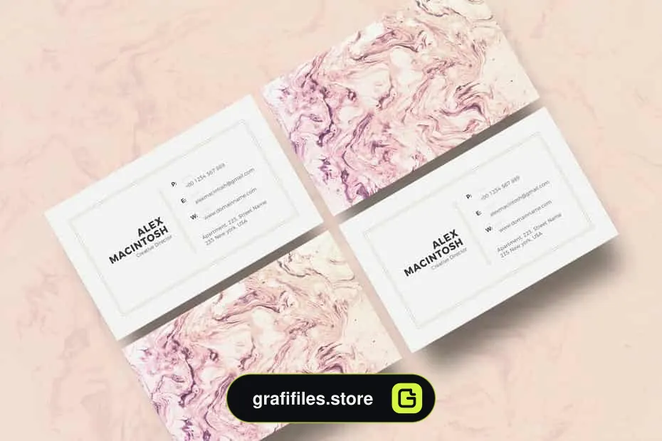 فایل لایه باز کارت ویزیت Business Card Prime Bundle - 9