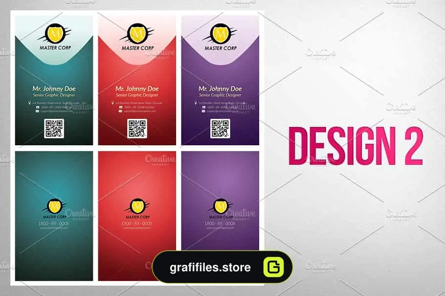 فایل لایه باز کارت ویزیت Business Card Psd Template