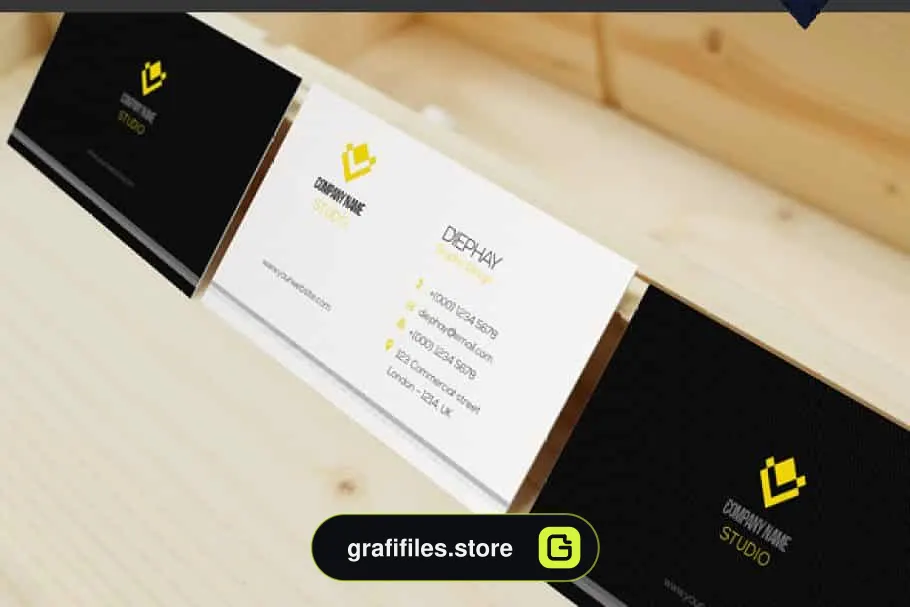 فایل لایه باز کارت ویزیت Business Card Template