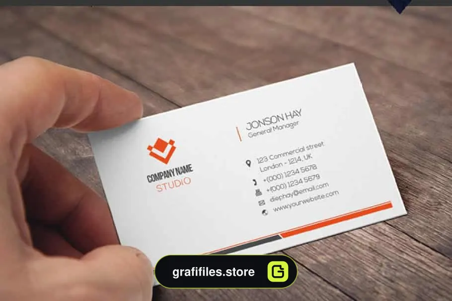 فایل لایه باز کارت ویزیت Business Card Template