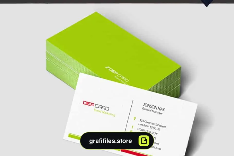 فایل لایه باز کارت ویزیت Business Card Template - 3