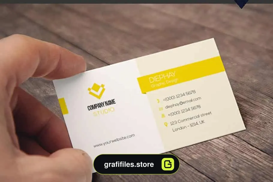 فایل لایه باز کارت ویزیت Business Card Template - 5