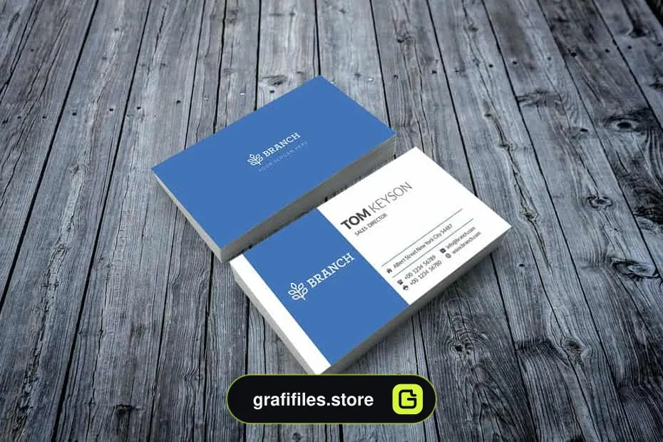 فایل لایه باز کارت ویزیت Business Card Template / 3 Color