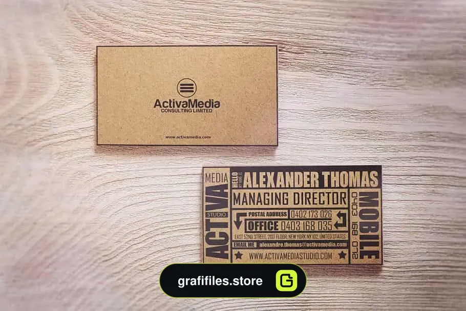فایل لایه باز کارت ویزیت Business Cards Bundle