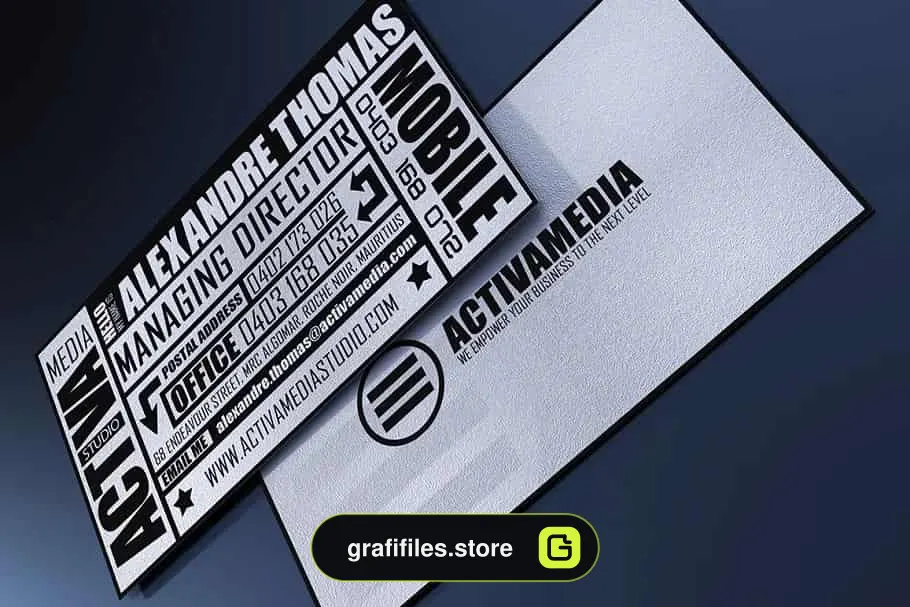 فایل لایه باز کارت ویزیت Business Cards Bundle
