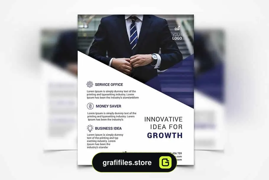 فایل لایه باز آگهی تجاری Business Flyers