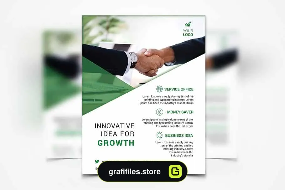 فایل لایه باز آگهی تجاری Business Flyers
