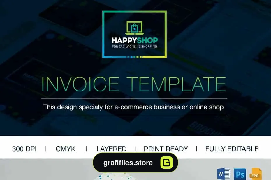 دانلود فایل لایه باز فاکتور Business Invoice Template - 5 فایل لایه باز فاکتور Business Invoice Template - 4