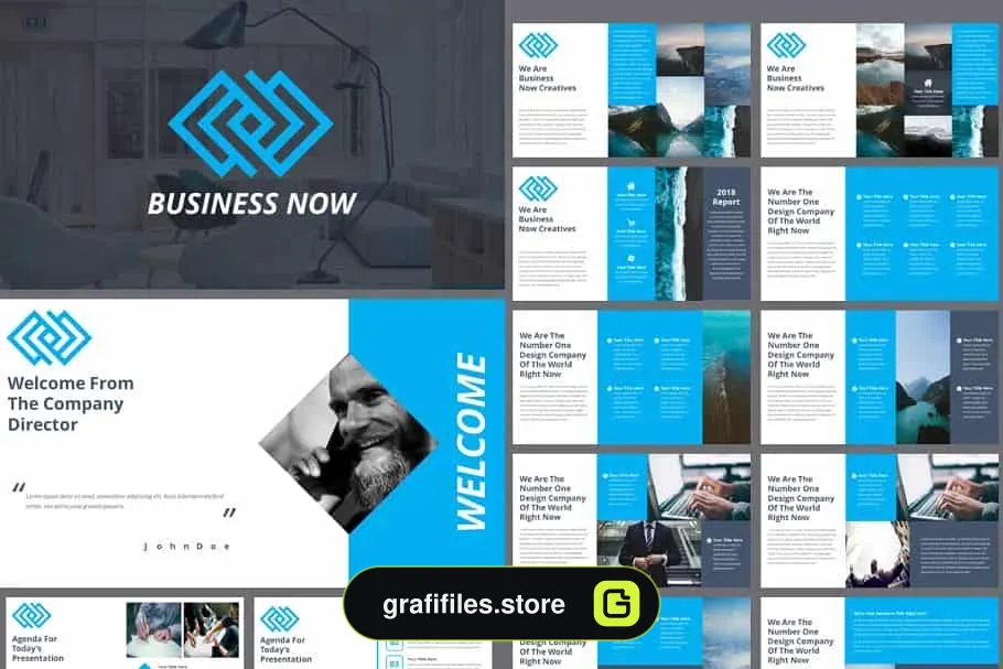 قالب پاورپوینت Business Now Powerpoint Template