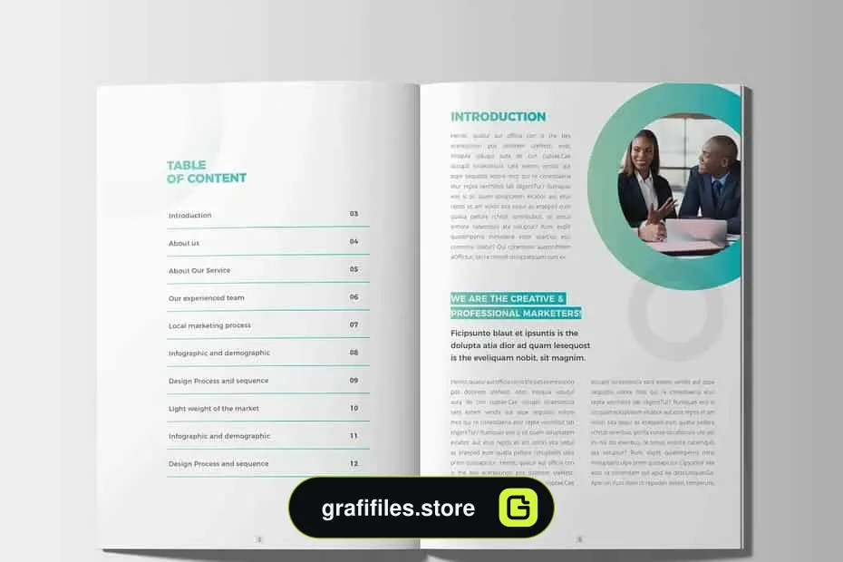 قالب ایندیزاین پروپوزال Business Project Proposal Design