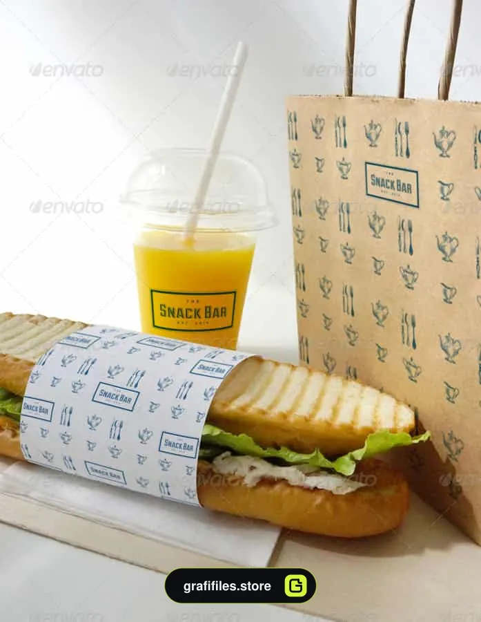 موکاپ برندینگ کافه 