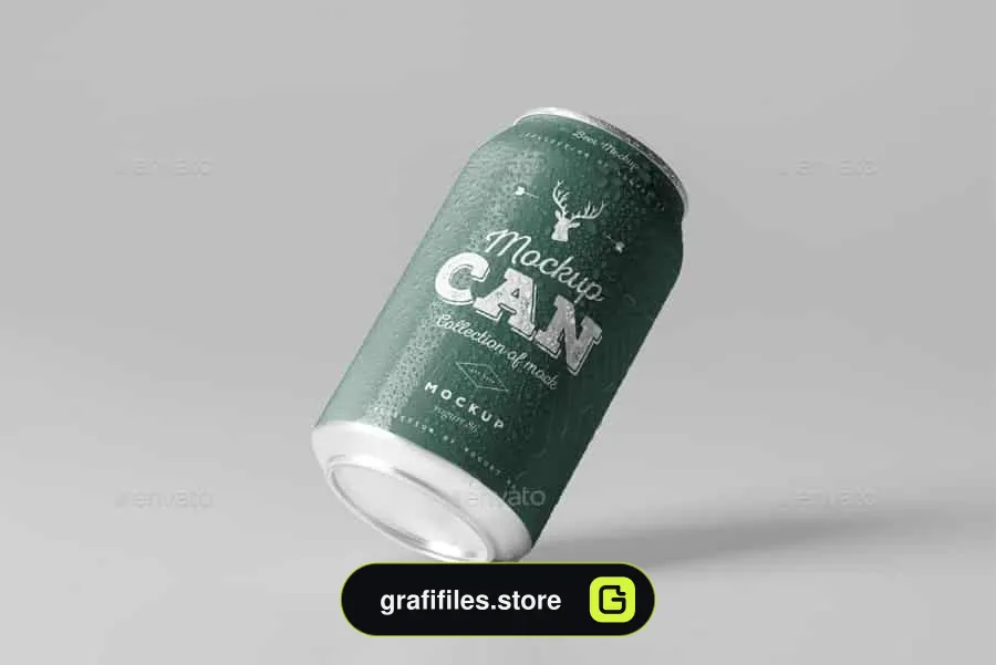 موکاپ قوطی نوشابه Can Mock-up 6