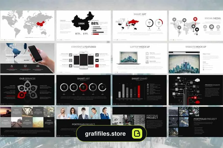 قالب پاورپوینت Canada Powerpoint Template