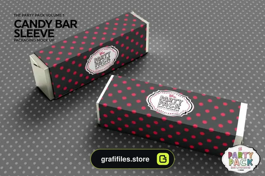 موکاپ جعبه شکلات Candy