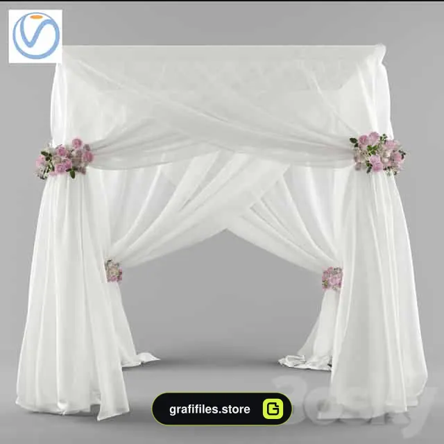 مدل سه بعدی آلاچیق