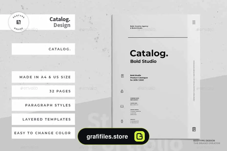 قالب ایندیزاین کاتالوگ Catalog