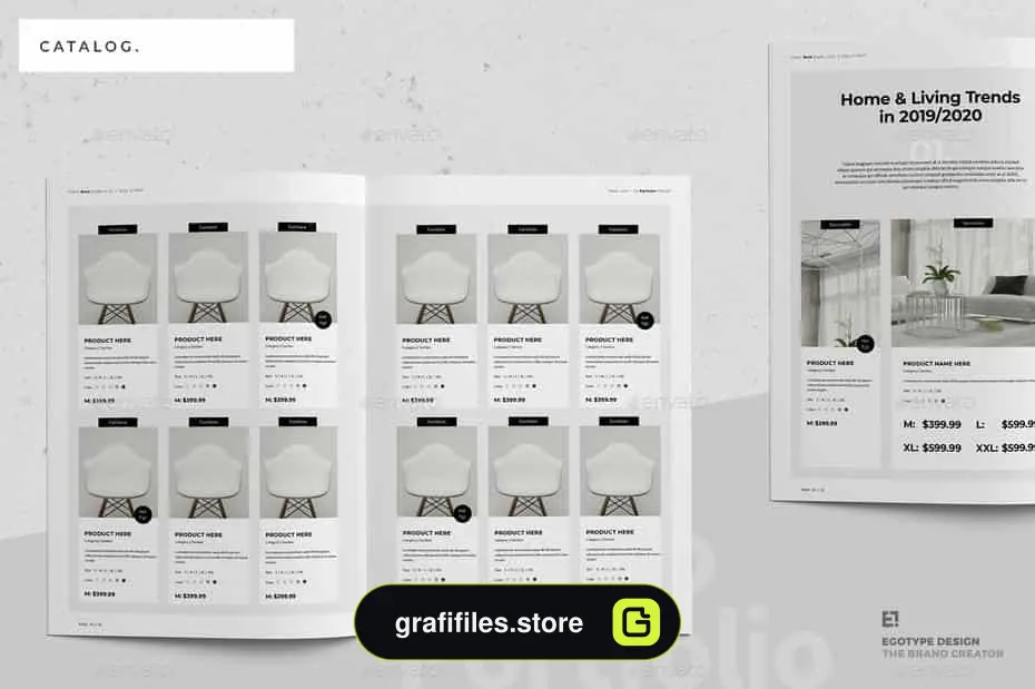قالب ایندیزاین کاتالوگ Catalog