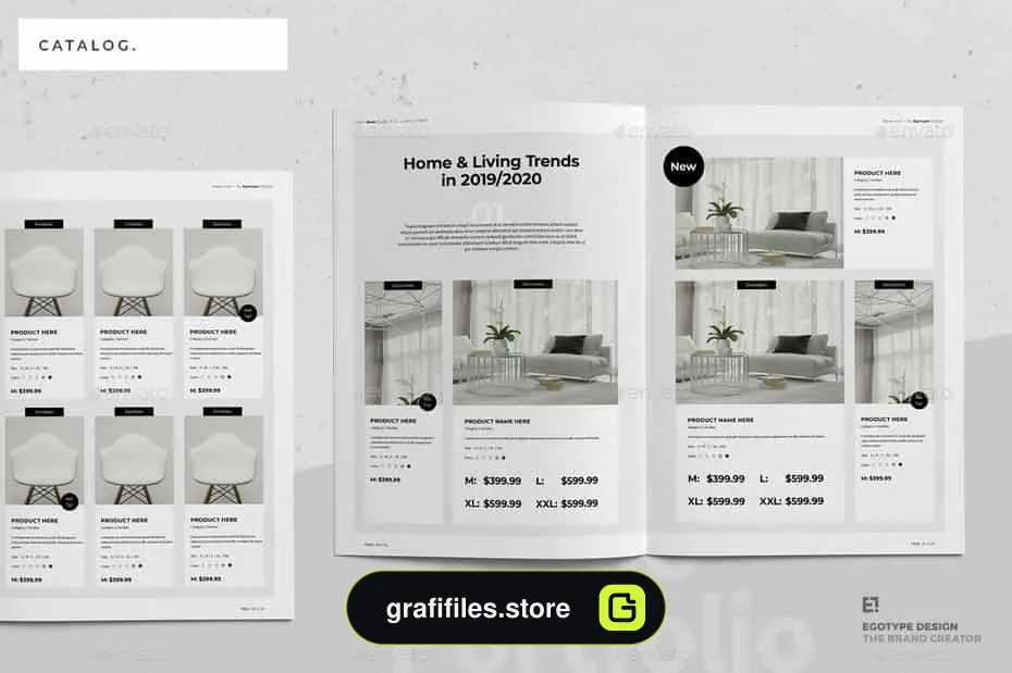قالب ایندیزاین کاتالوگ Catalog