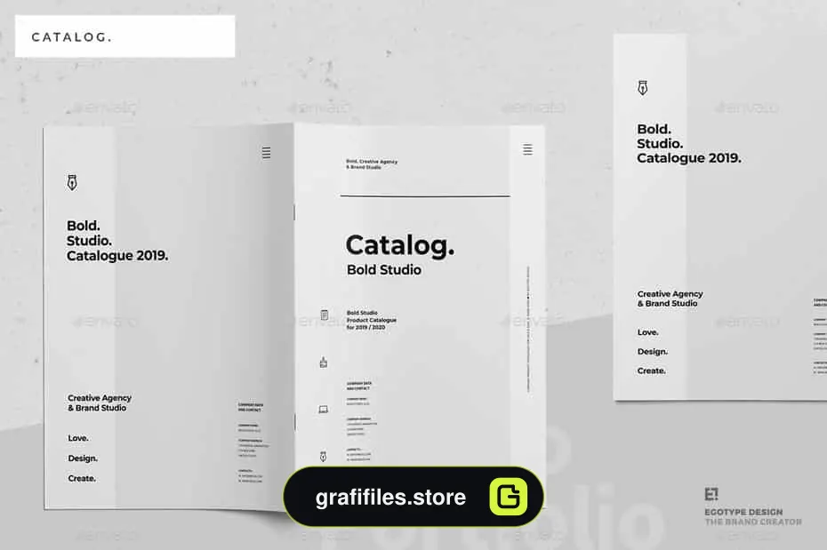 قالب ایندیزاین کاتالوگ Catalog