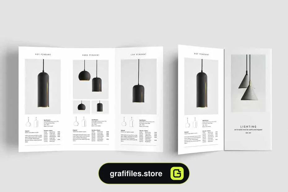 قالب ایندیزاین بروشور C E N T R E – Trifold Brochure