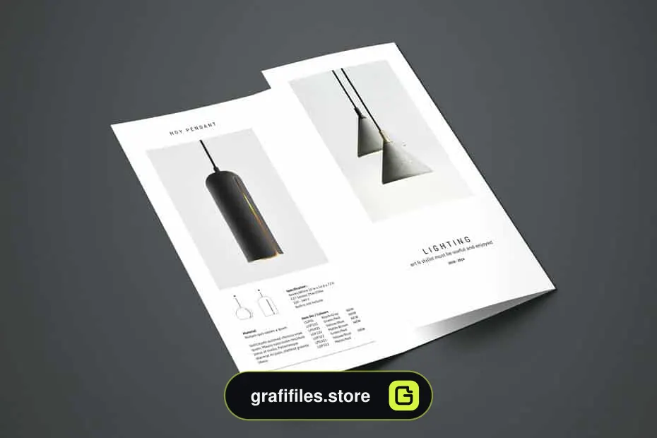 قالب ایندیزاین بروشور C E N T R E – Trifold Brochure
