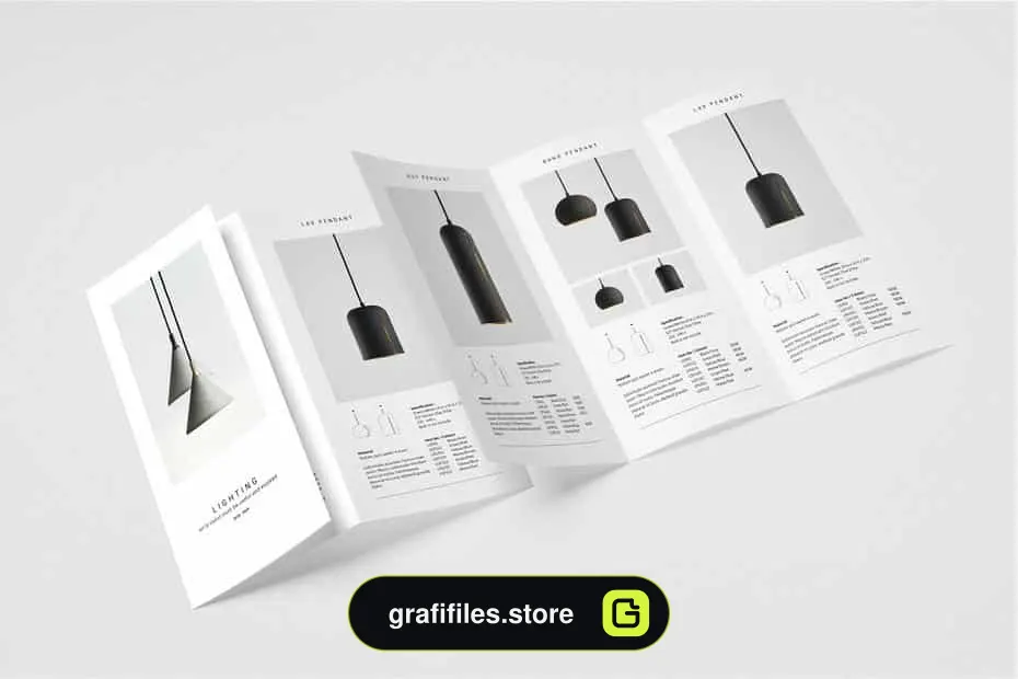 قالب ایندیزاین بروشور C E N T R E – Trifold Brochure