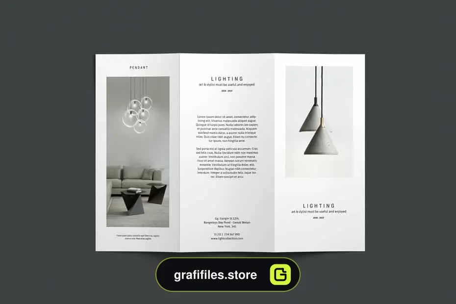 قالب ایندیزاین بروشور C E N T R E – Trifold Brochure - 4