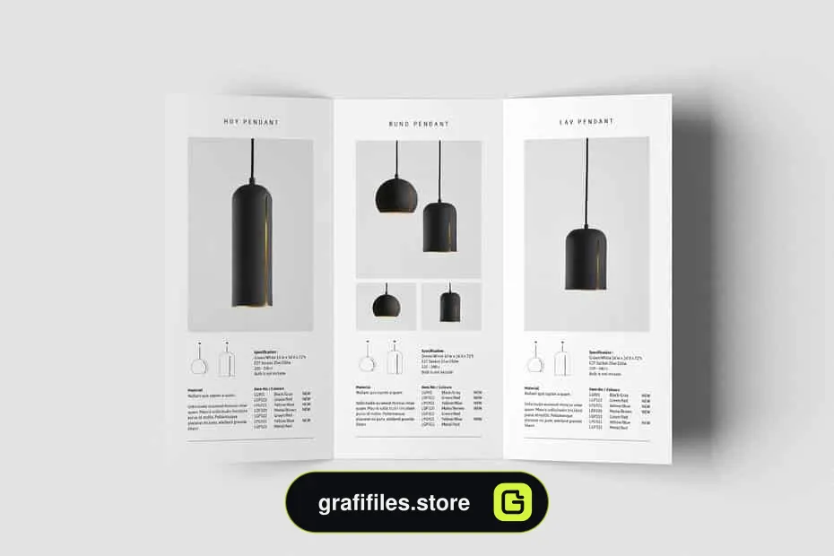 قالب ایندیزاین بروشور C E N T R E – Trifold Brochure - 6