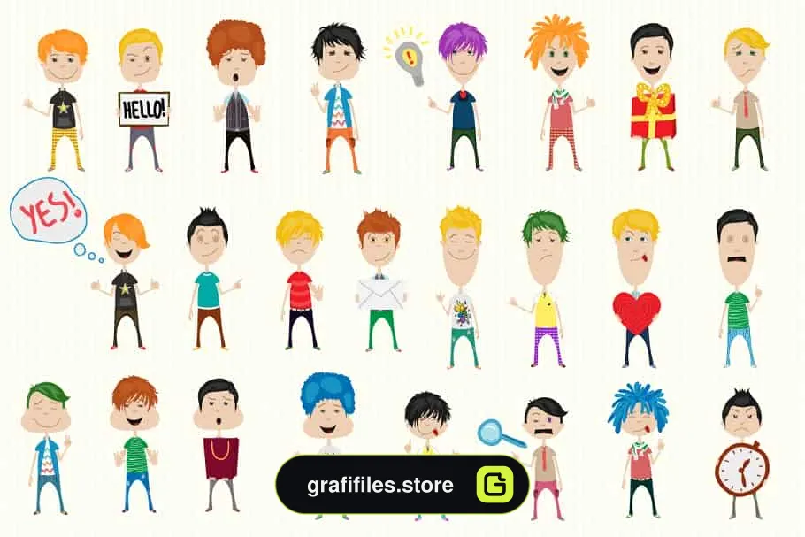 دانلود جعبه ابزار ساخت کاراکتر موشن گرافیک Character Creation Kit - 2 جعبه ابزار ساخت کاراکتر