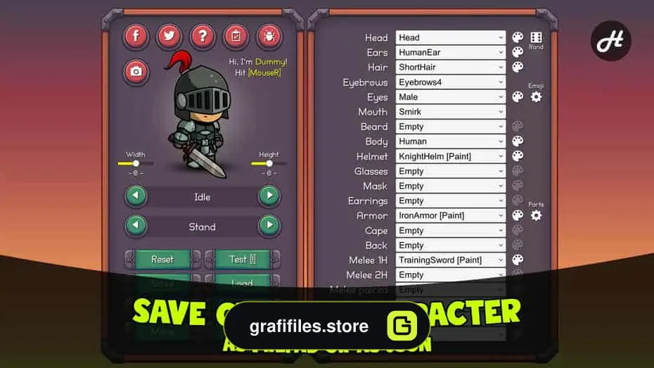 Character Editor Megapack برای یونیتی - 23