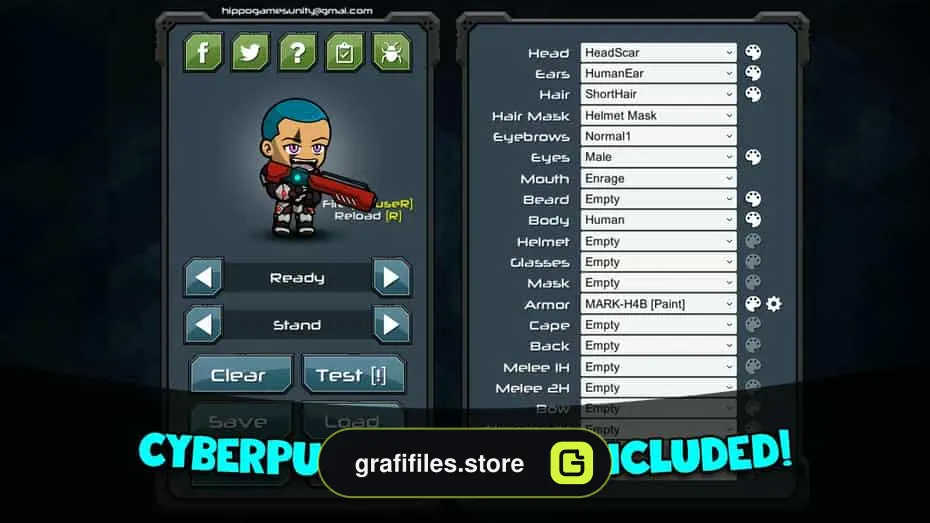 Character Editor Megapack برای یونیتی - 5