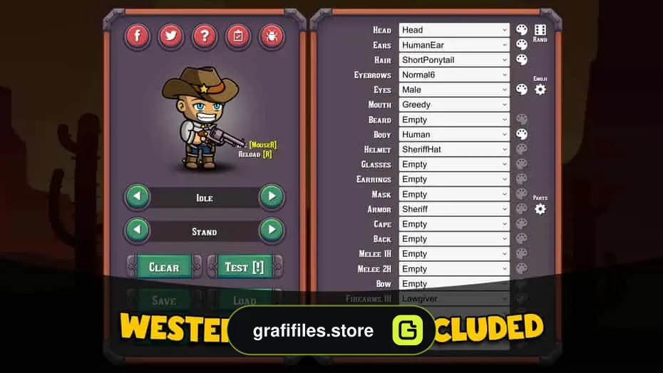 Character Editor Megapack برای یونیتی - 7