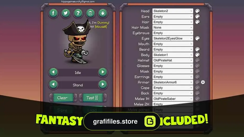 Character Editor Megapack برای یونیتی - 9