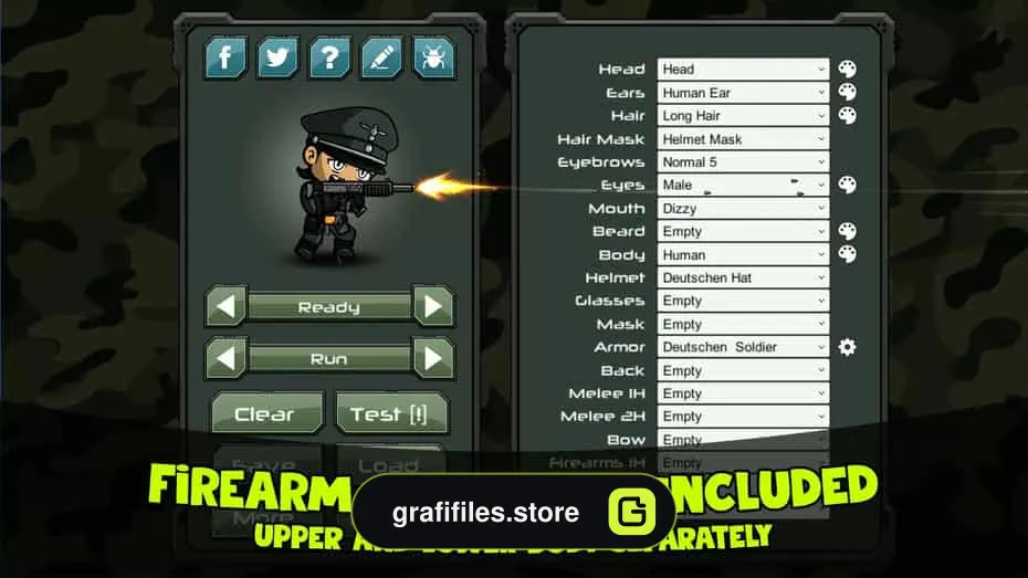 Character Editor Megapack برای یونیتی - 13