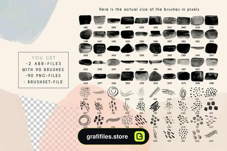 براش Clarity - Photoshop Procreate Brushes