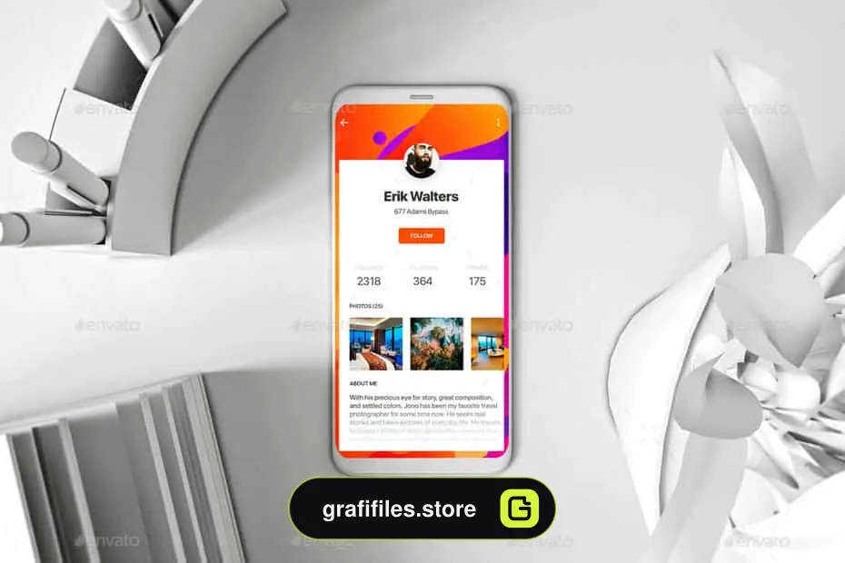موکاپ موبایل Clean S9