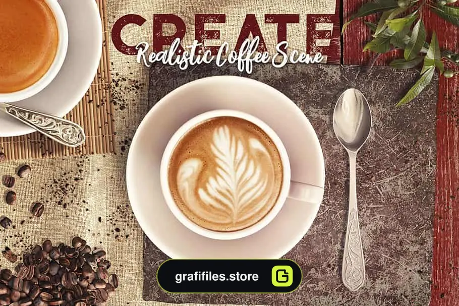موکاپ قهوه