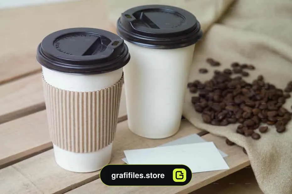 موکاپ لیوان قهوه