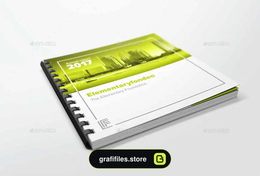 موکاپ کتاب سیمی Comb Bound Book Mockups 3