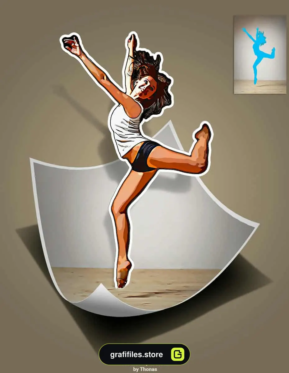 اکشن ایجاد کمیک فتوشاپ - 16