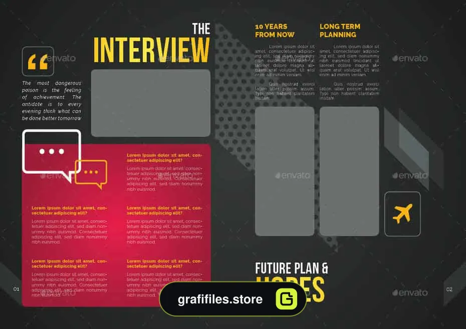 قالب ایندیزاین بروشور شرکتی Company Profile