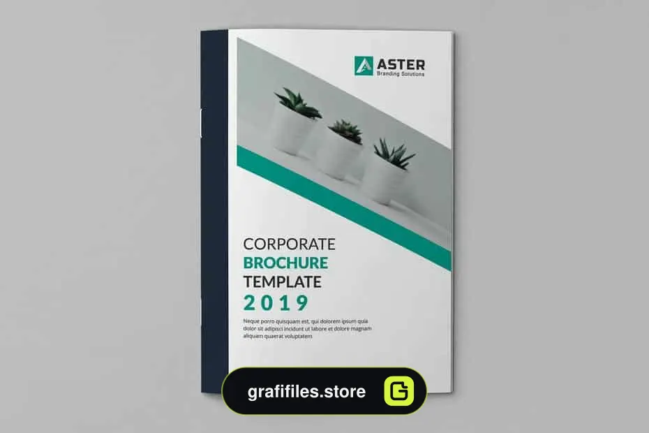 قالب ایندیزاین بروشور شرکتی Corporate Brochure Template