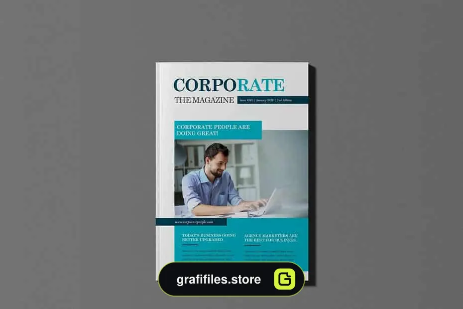 قالب ایندیزاین مجله Corporate Business - 17