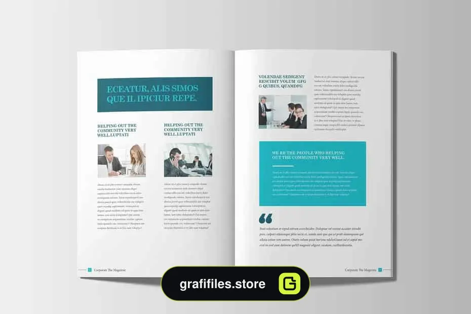 قالب ایندیزاین مجله Corporate Business - 5