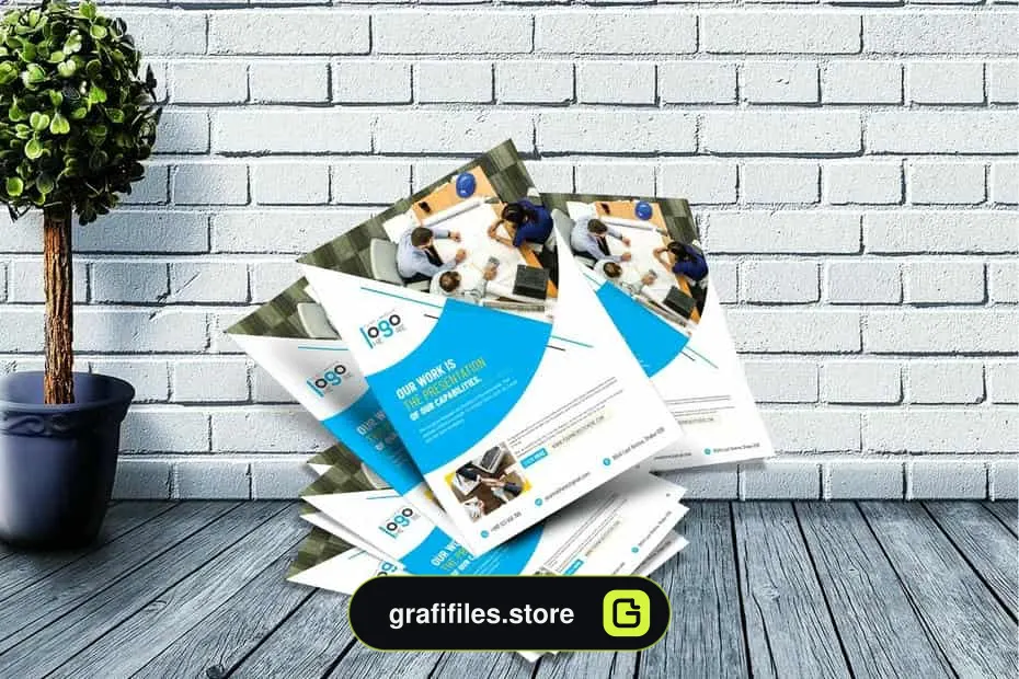 وکتور تراکت شرکتی Corporate Flyer Template
